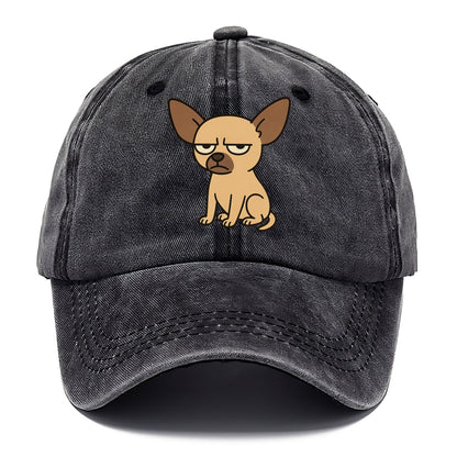 The Chihuahua Judging Silently - Classic Cap - Graphite