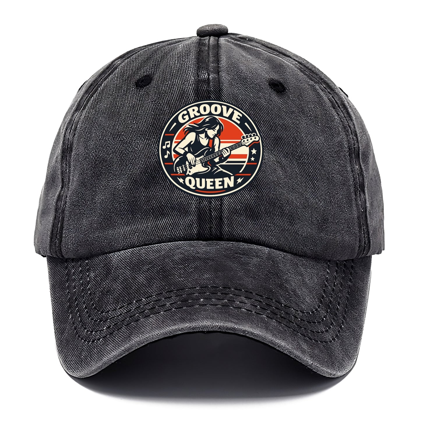 Groove Queen Emblem - Classic Cap - Graphite