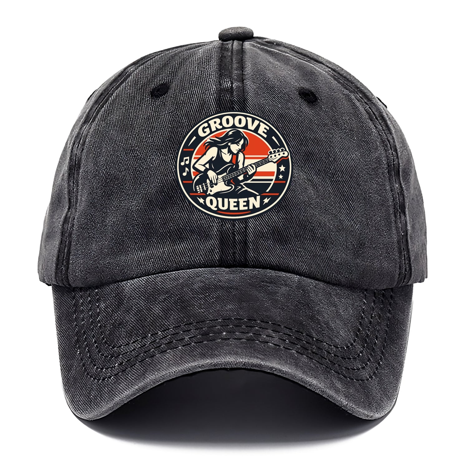 Groove Queen Emblem - Classic Cap - Graphite