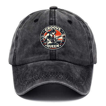 Groove Queen Emblem - Classic Cap - Graphite
