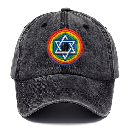 Star of David  - Classic Cap - Graphite