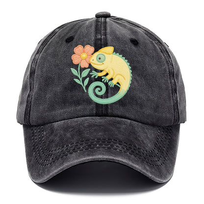 Yellow Chameleon - Classic Cap - Graphite