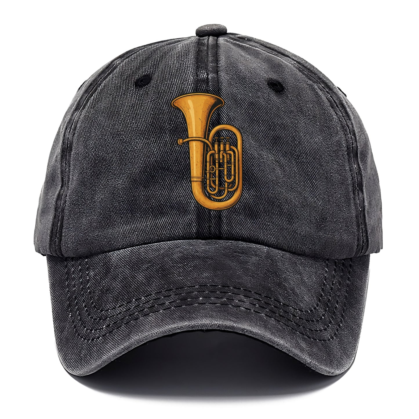Tuba with large brass bell - Classic Cap - Graphite