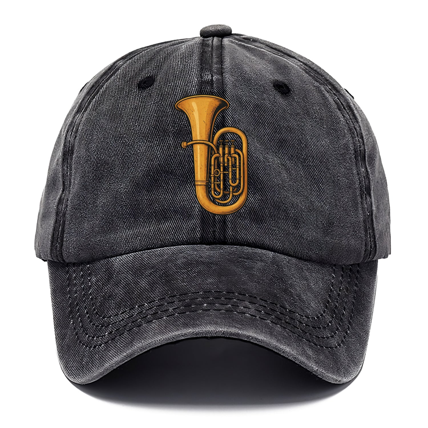 Tuba with large brass bell - Classic Cap - Graphite