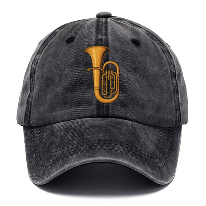 Tuba with large brass bell - Classic Cap - Graphite