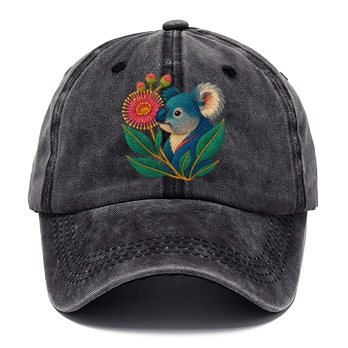 Koala Eucalyptus Bloom - Classic Cap - Graphite