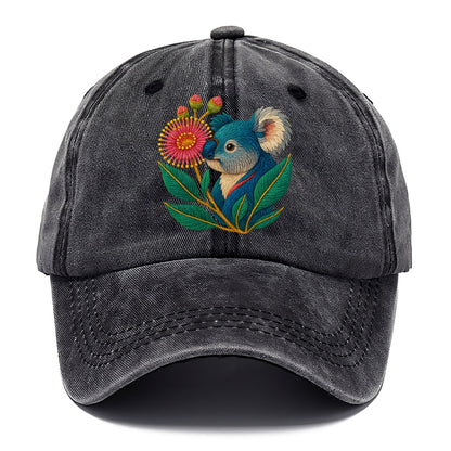 Koala Eucalyptus Bloom - Classic Cap - Graphite