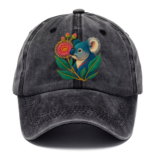 Koala Eucalyptus Bloom - Classic Cap - Graphite