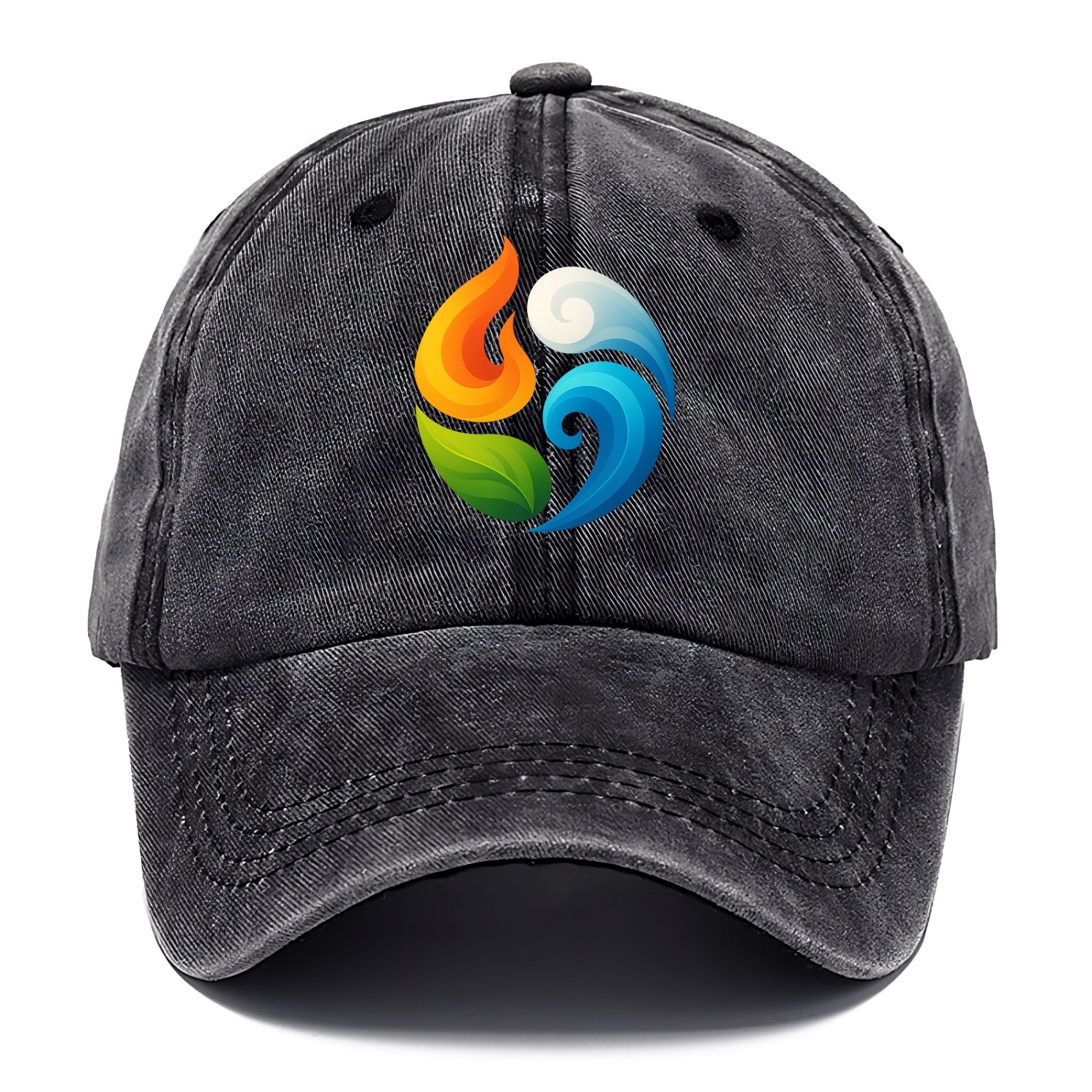 Four Elements Dance - Fire orange, water - Classic Cap - Graphite
