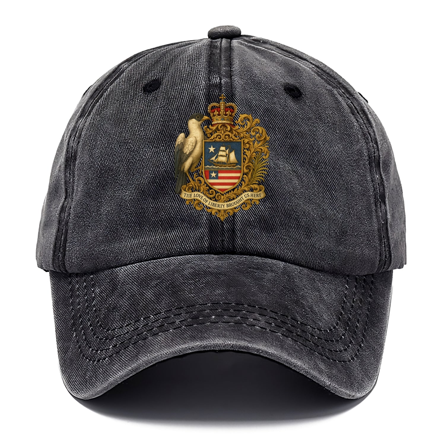 Liberia Pepper Bird Emblem  - Classic Cap - Graphite