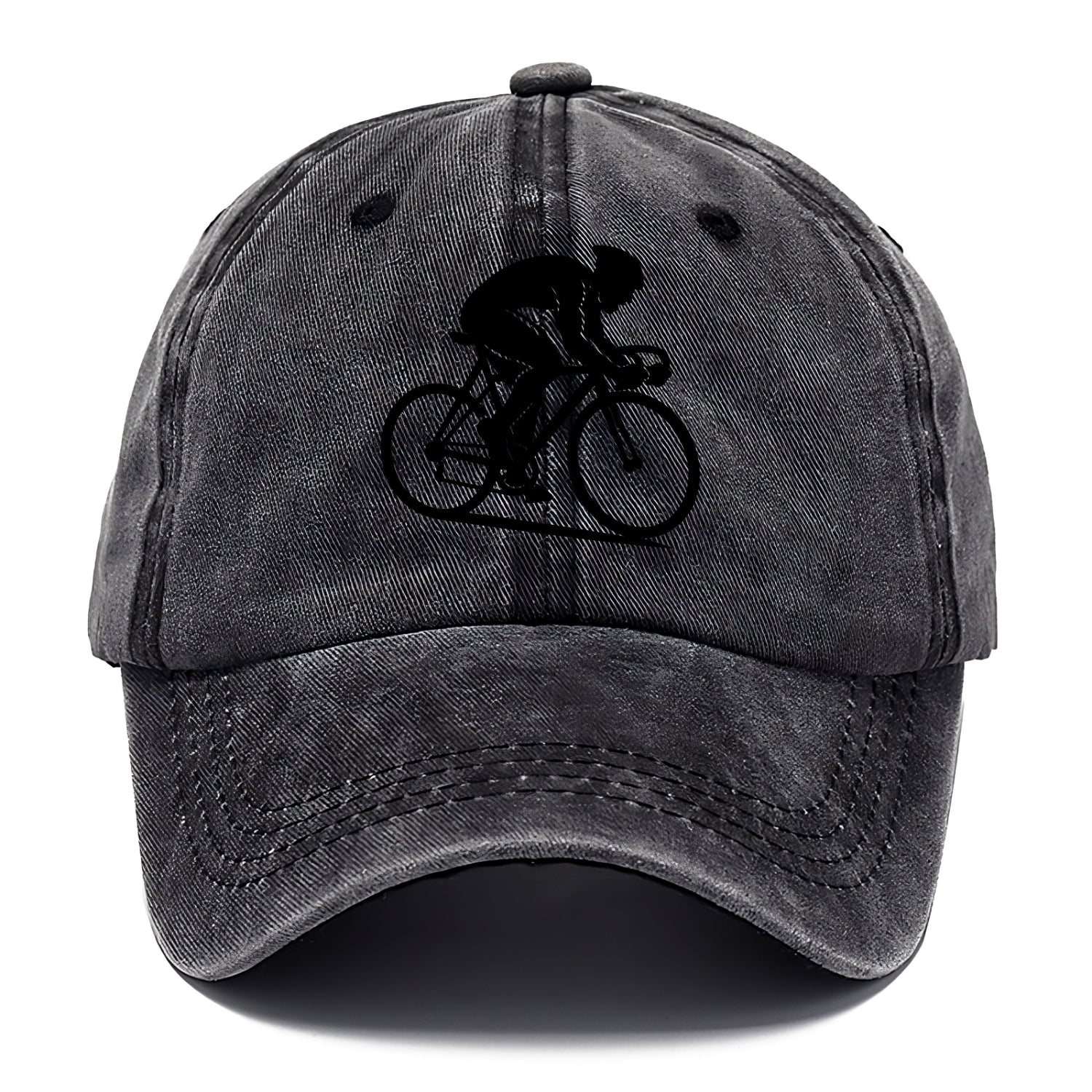 Sprint cyclist racing stance - Classic Cap - Graphite