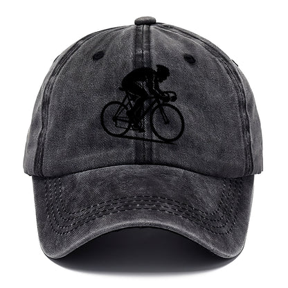 Sprint cyclist racing stance - Classic Cap - Graphite