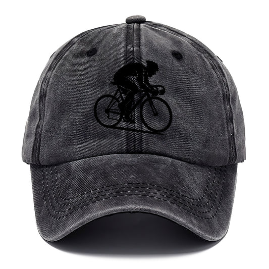 Sprint cyclist racing stance - Classic Cap - Graphite