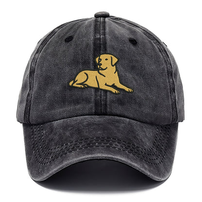 Labrador Retriever - Yellow lab relaxed Classic Cap - Graphite