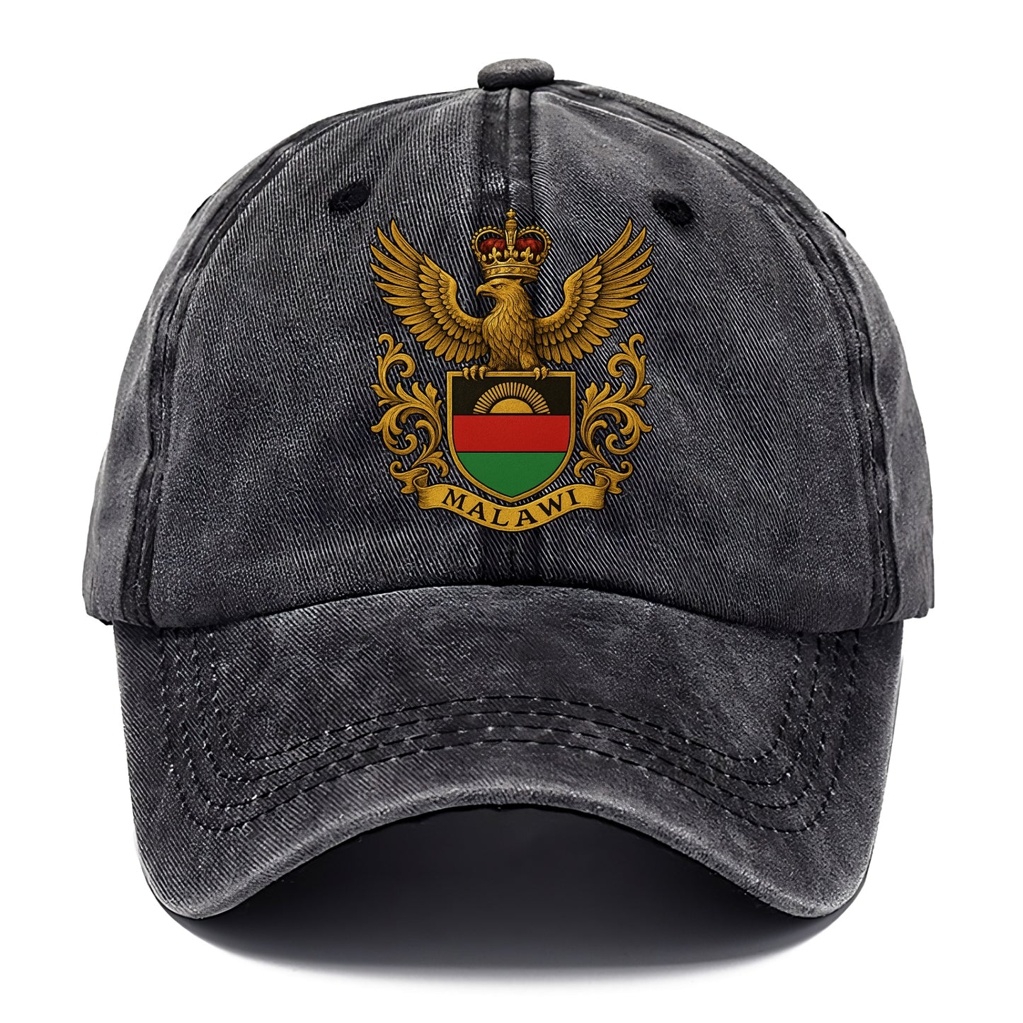 Malawi Royal Logo  - Classic Cap - Graphite