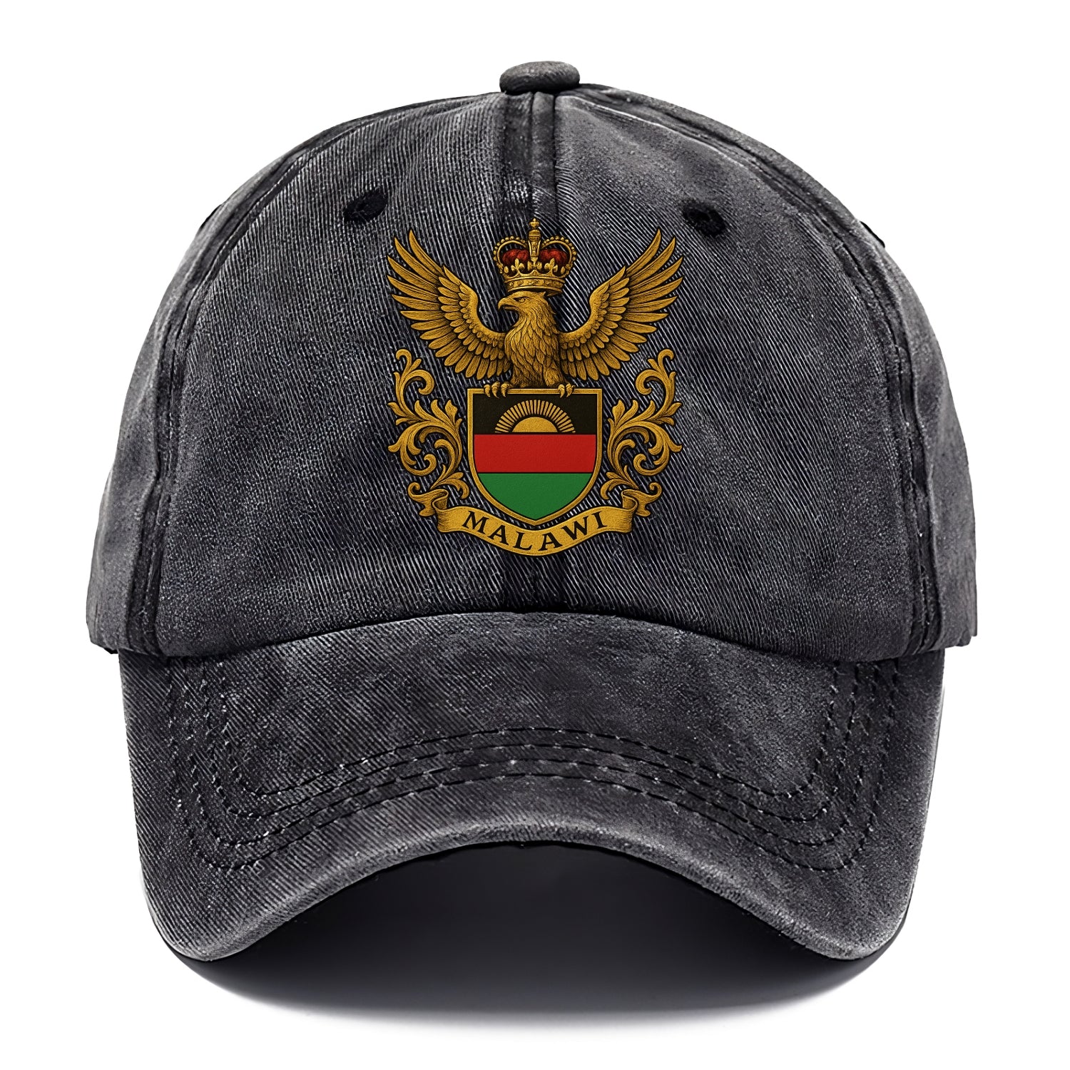 Malawi Royal Logo  - Classic Cap - Graphite