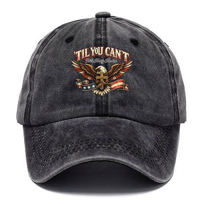 Til You Cant - Eagle Faith Freedom - Classic Cap - Graphite