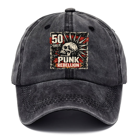 MOHAWK RISING | Spiked hair silhouette | Liberty spikes | Punk identity | Tribal - Classic Cap - Graphite