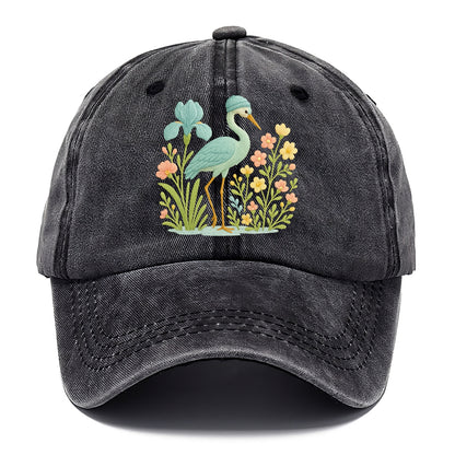 Mint Crane - Classic Cap - Graphite