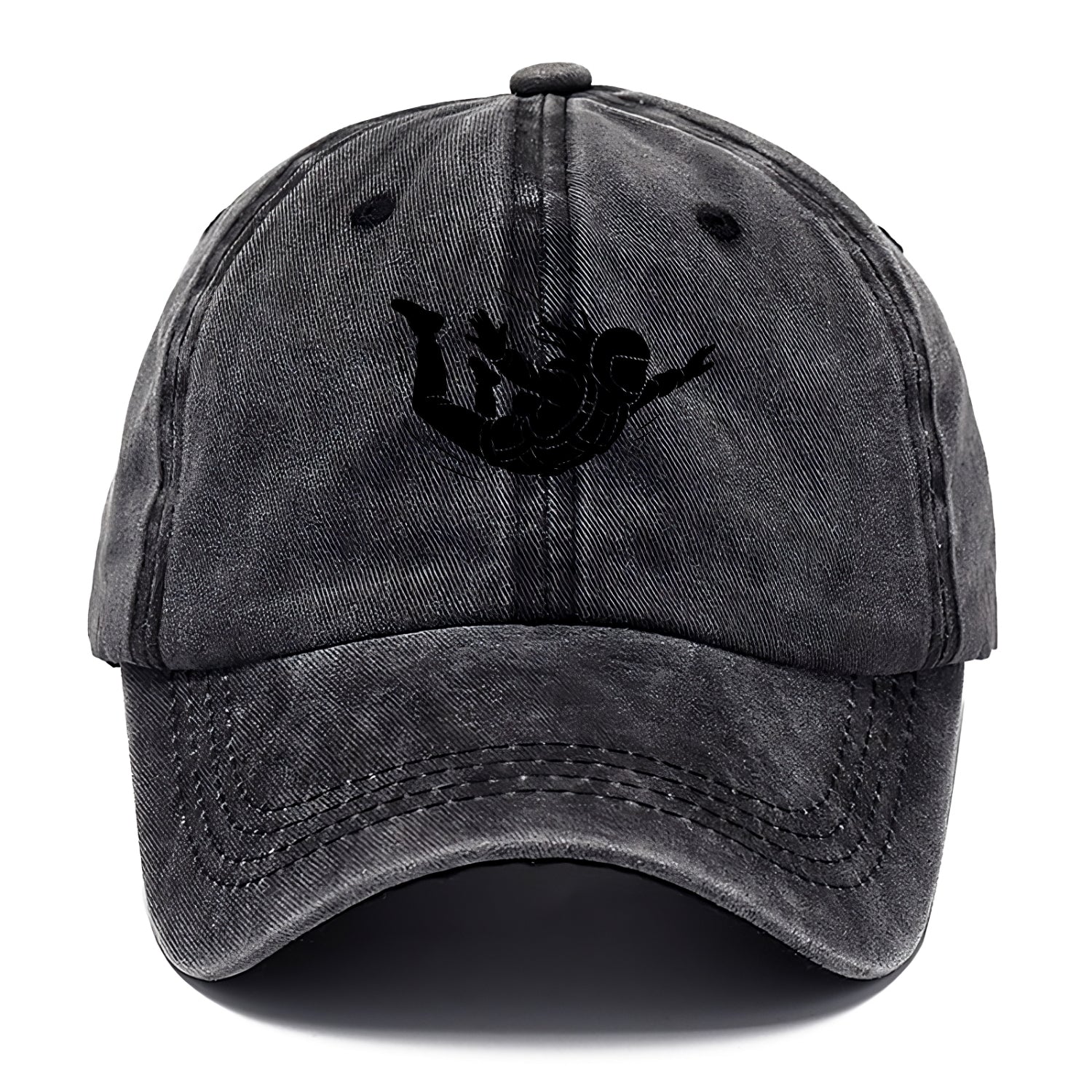 Skydiver free-fall position - Classic Cap - Graphite
