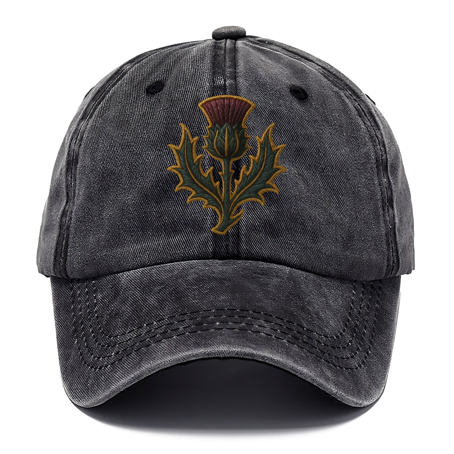 Scottish Thistle  - Classic Cap - Graphite
