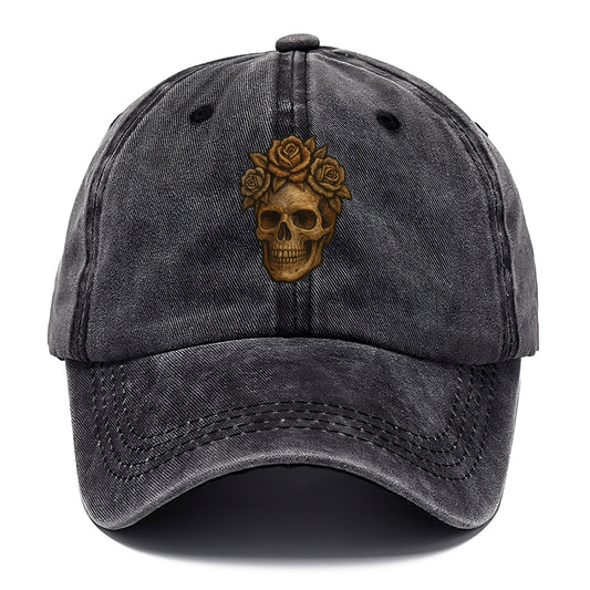 Skull and Roses  - Classic Cap - Graphite