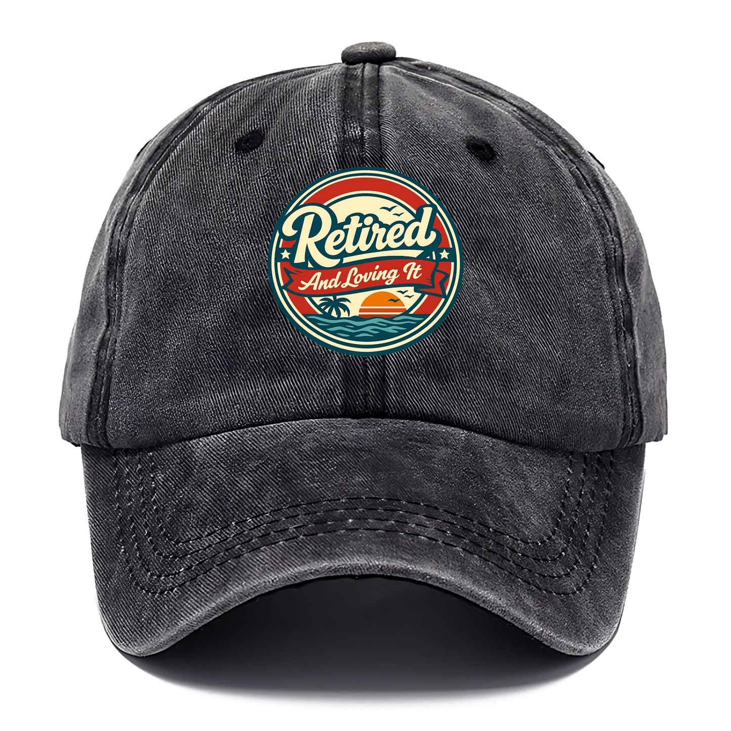 Carefree Retirement Emblem - Classic Cap - Graphite