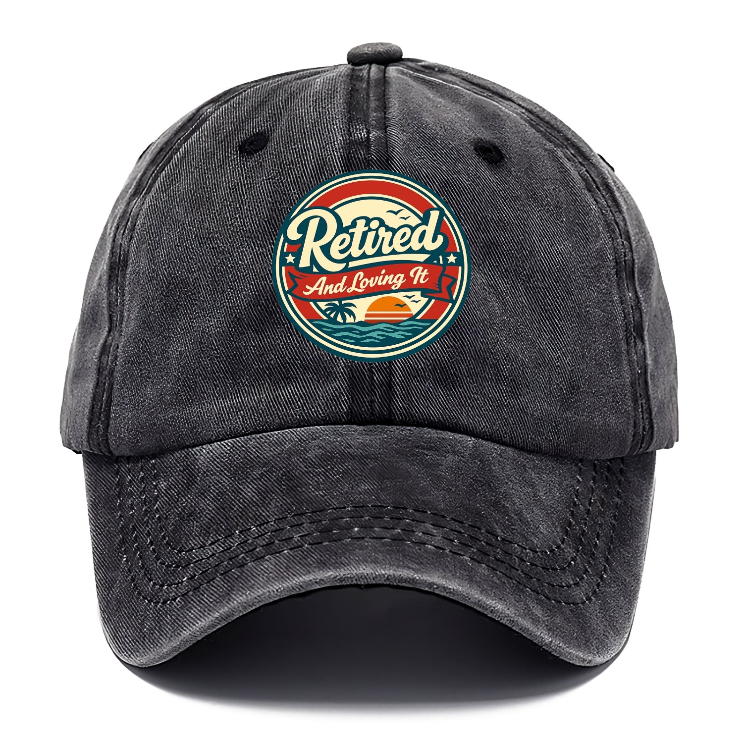 Carefree Retirement Emblem - Classic Cap - Graphite