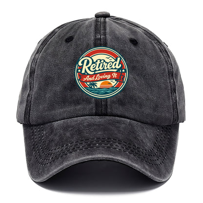 Carefree Retirement Emblem - Classic Cap - Graphite