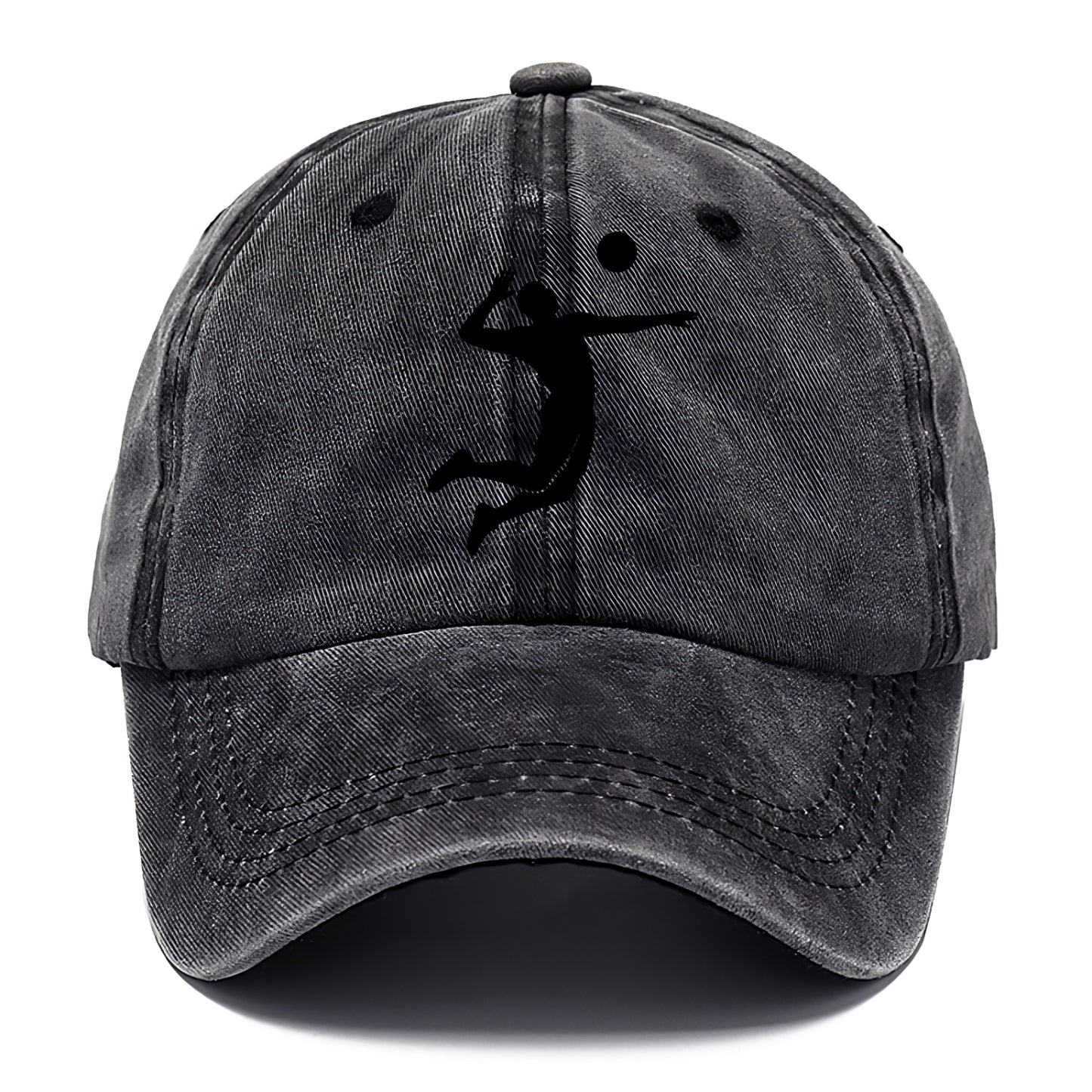 Volleyball player spiking ball - Classic Cap - Graphite
