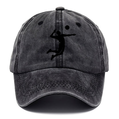 Volleyball player spiking ball - Classic Cap - Graphite
