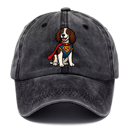 Springer Spaniel Friendly Hero  - Classic Cap - Graphite