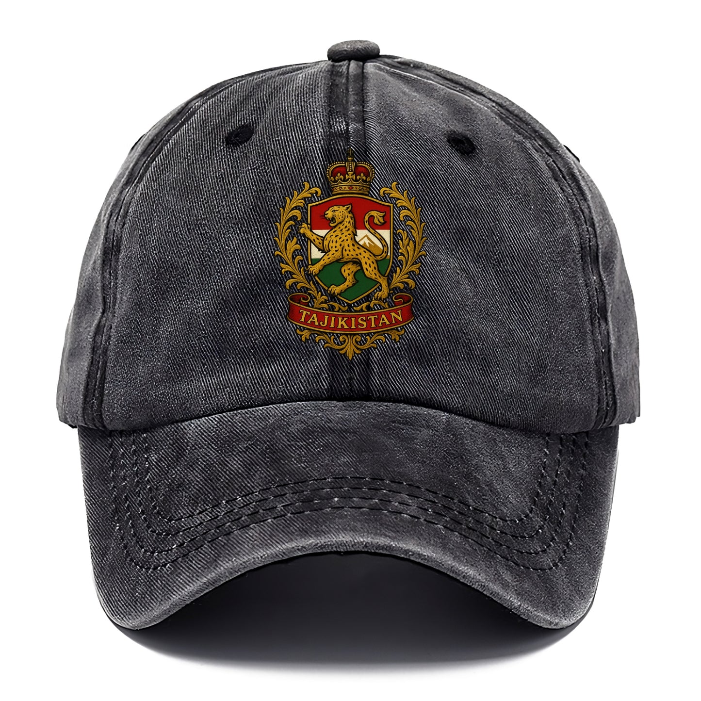 Tajikistan Heritage Badge  - Classic Cap - Graphite