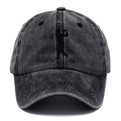 Golfer perfect swing follow-through - Classic Cap - Graphite