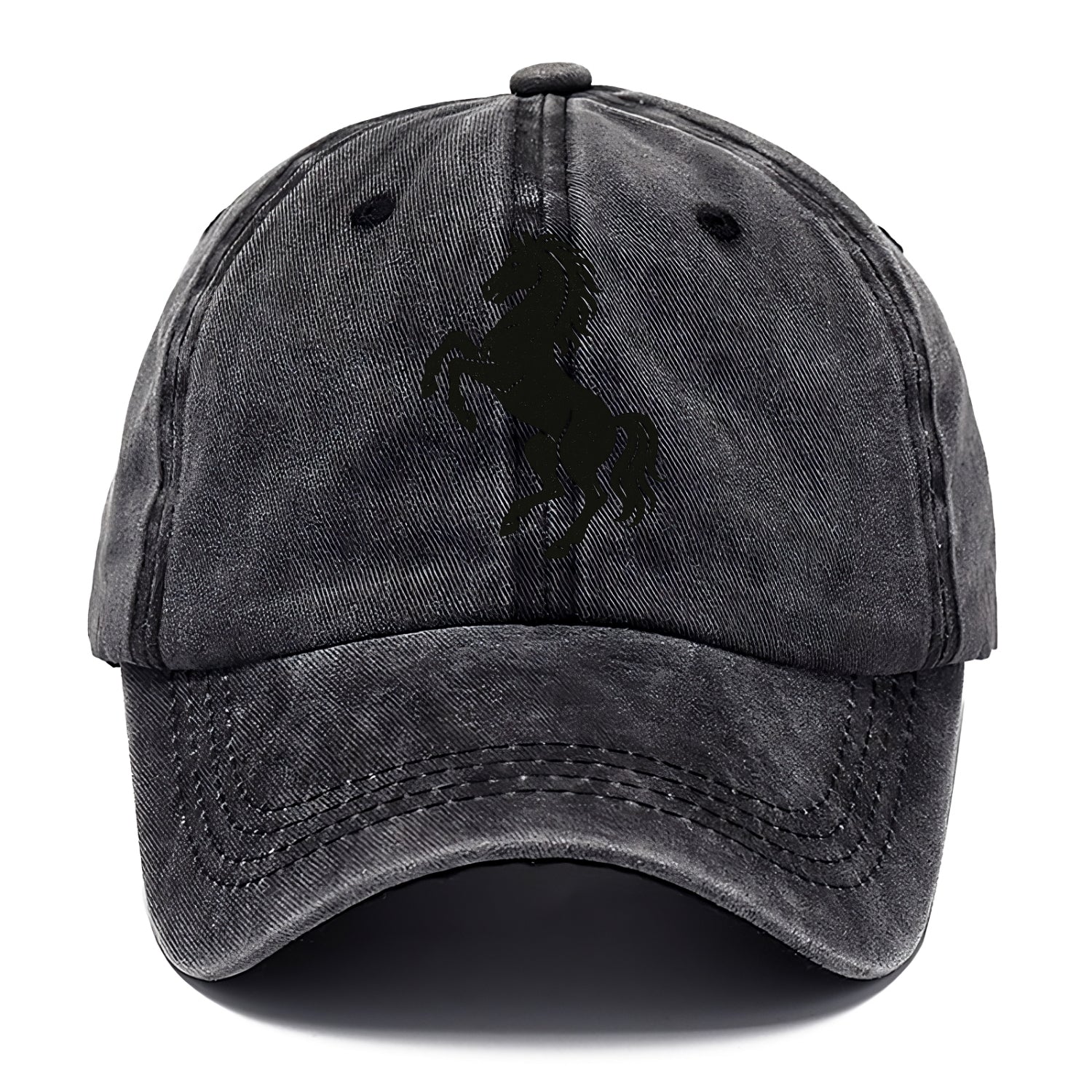 Stallion rearing on hind legs - Classic Cap - Graphite
