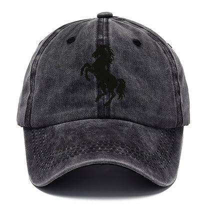 Stallion rearing on hind legs - Classic Cap - Graphite