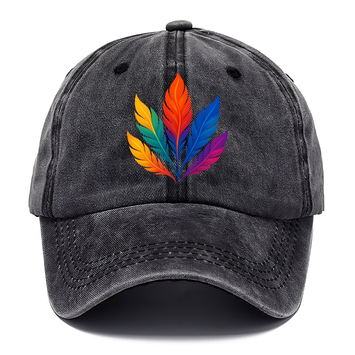 Phoenix Feathers - Each feather a differ - Classic Cap - Graphite