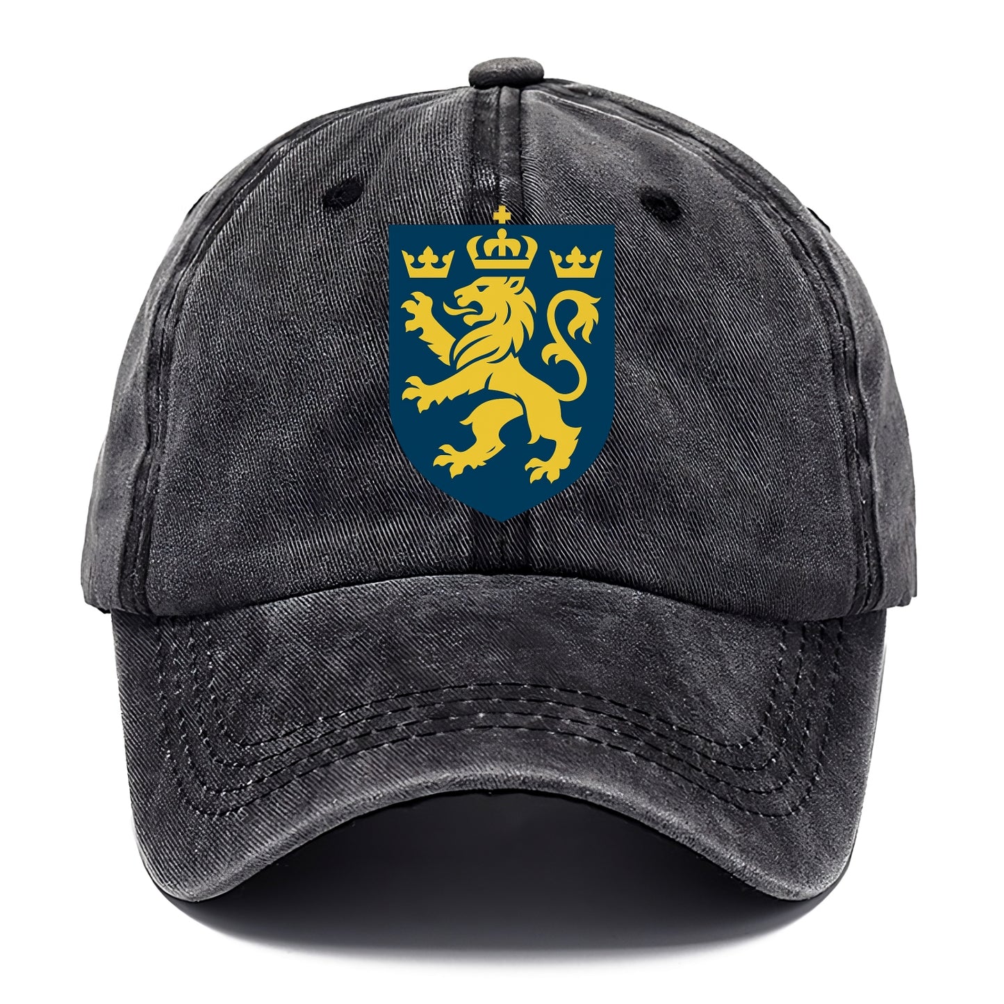 Sweden Three Crowns Emblem  - Classic Cap - Graphite