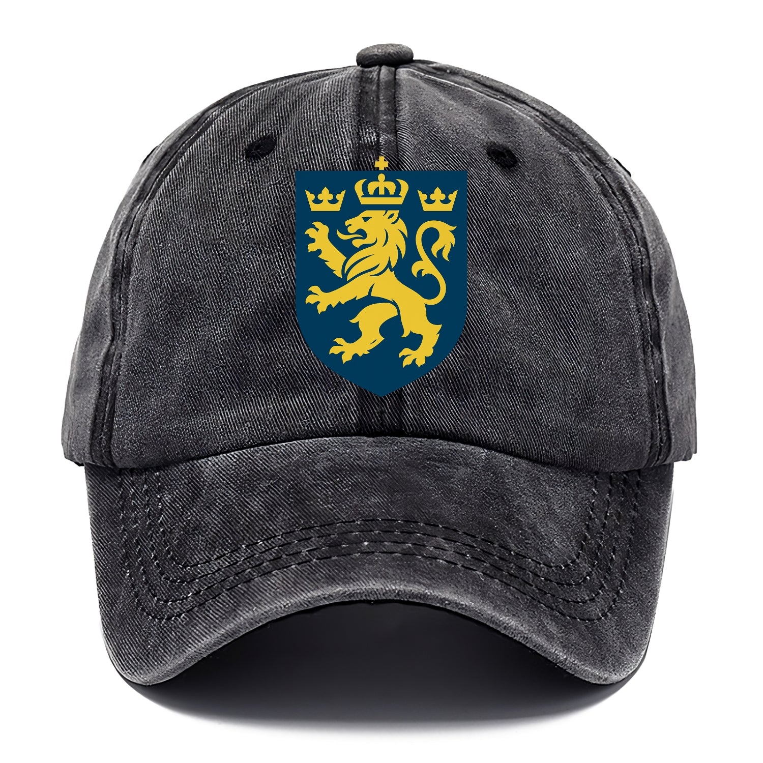 Sweden Three Crowns Emblem  - Classic Cap - Graphite