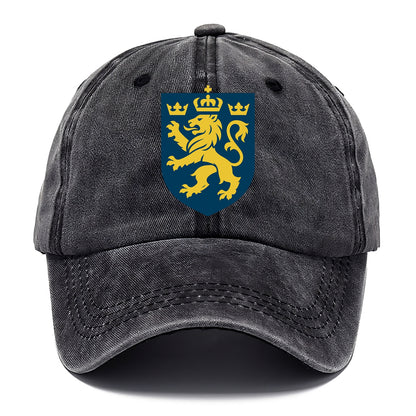 Sweden Three Crowns Emblem  - Classic Cap - Graphite