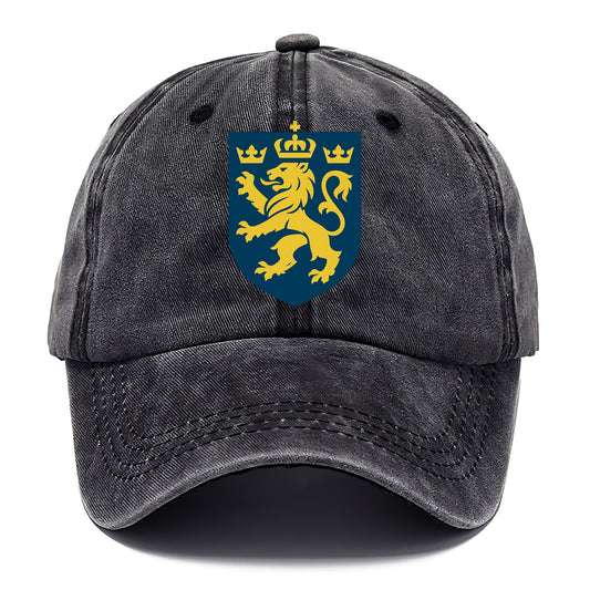 Sweden Three Crowns Emblem  - Classic Cap - Graphite