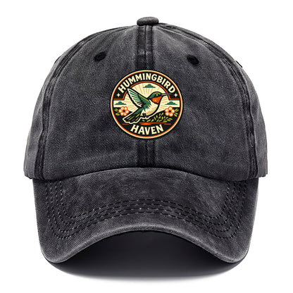Hummingbird Sanctuary Emblem - Classic Cap - Graphite