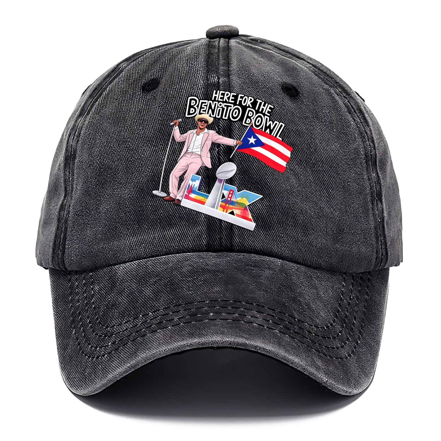 Here For The Bento Bowl - Classic Cap - Graphite