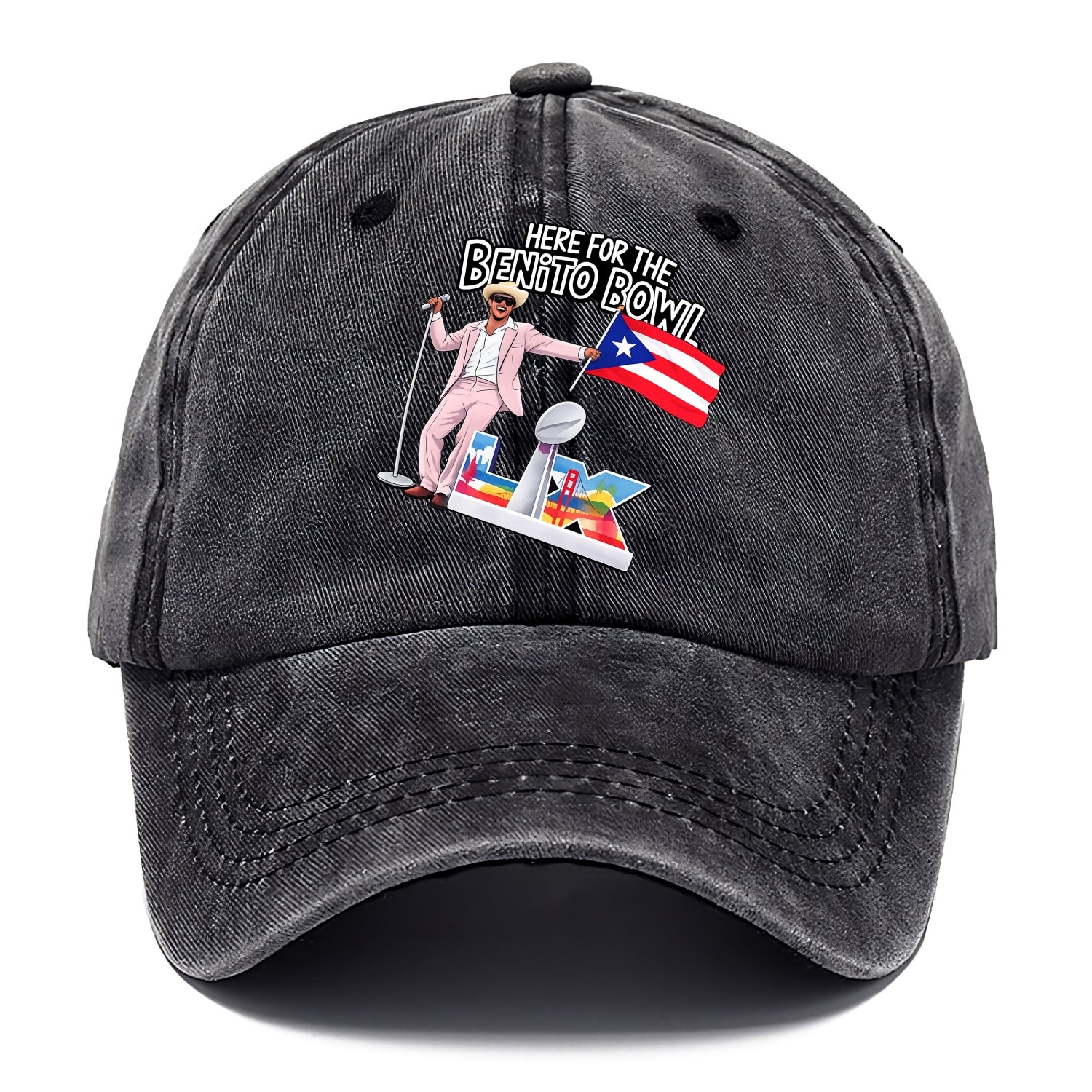 Here For The Bento Bowl - Classic Cap - Graphite