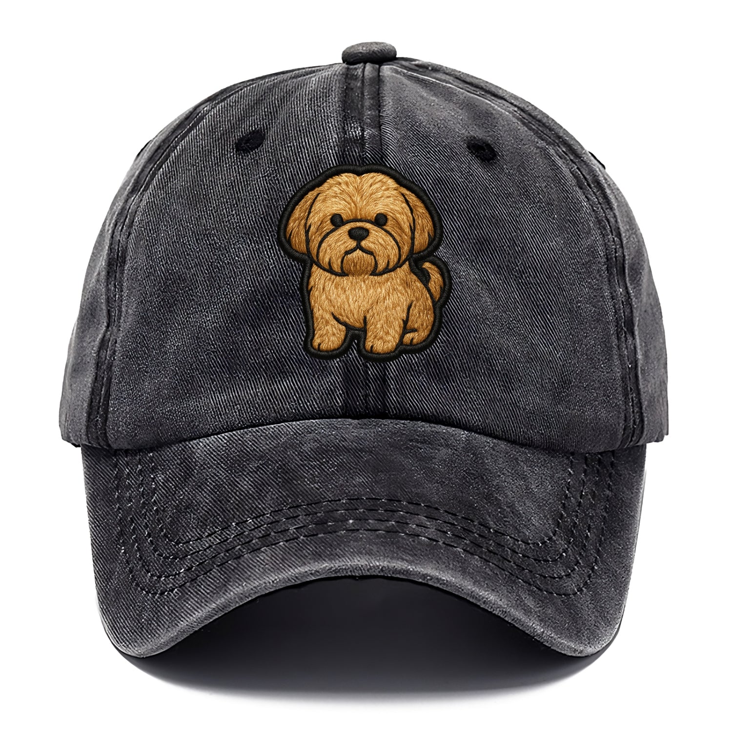Shih Tzu - Minimalist fluffy design with - Classic Cap - Graphite
