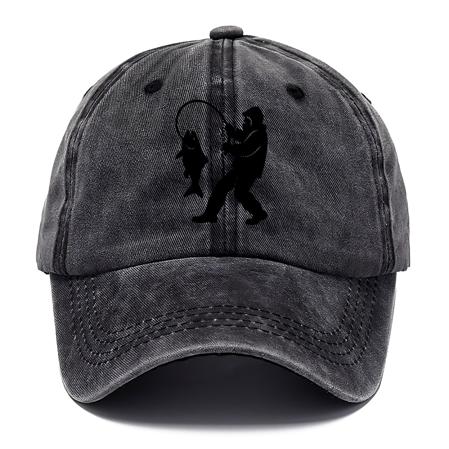 Alaskan fisherman hauling catch - Classic Cap - Graphite