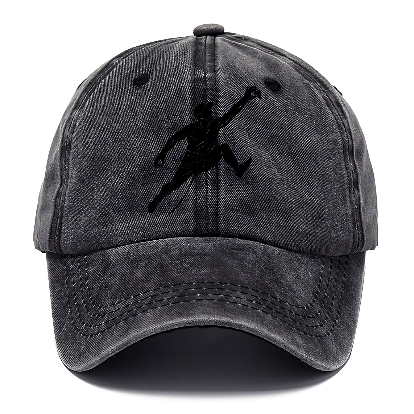 Rock wall climber reaching hold - Classic Cap - Graphite