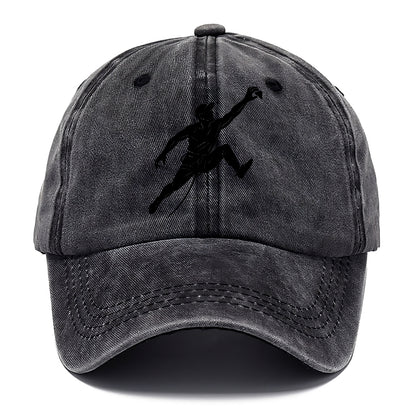 Rock wall climber reaching hold - Classic Cap - Graphite