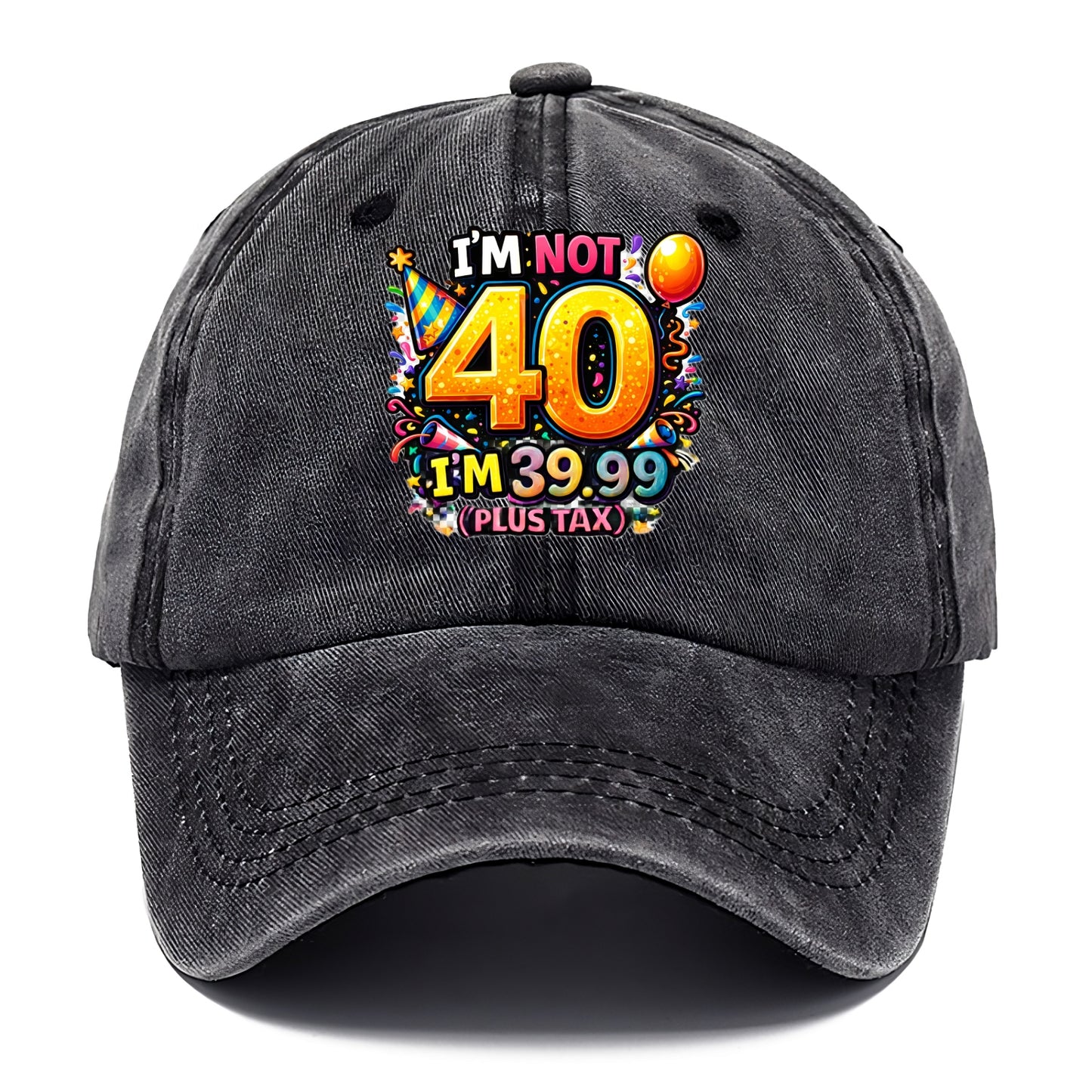 Not 40 Plus Tax - Classic Cap - Graphite