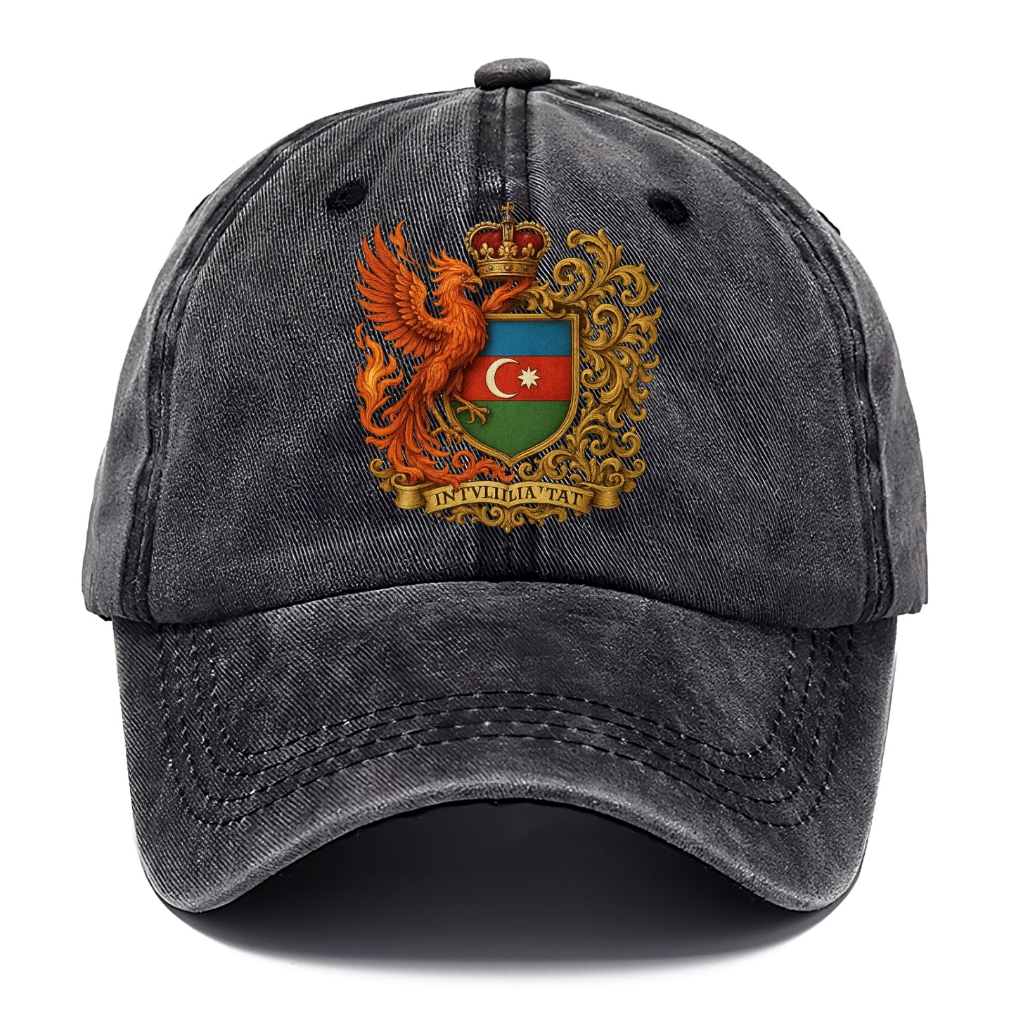 Azerbaijan Fire Phoenix Emblem  - Classic Cap - Graphite